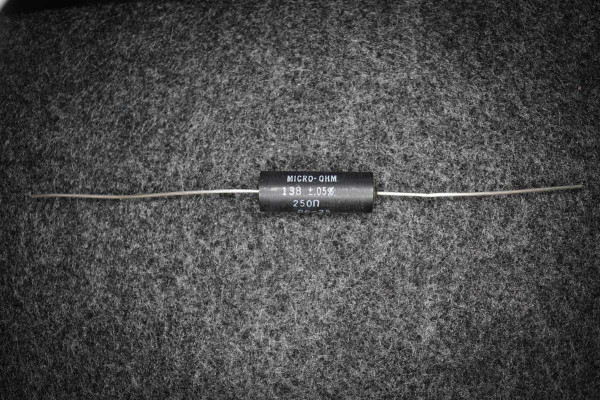 MIL-SPEC. Precision Wirewound Resistor, 250 Ohm, 1W, .05%, Micro-Ohm, 138 - PartsMine.com