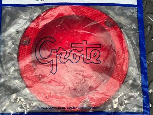 Grote 90342 Red Replacement Lens for Trailer, RV, Marine & Utility - P22046 | PartsMine.com