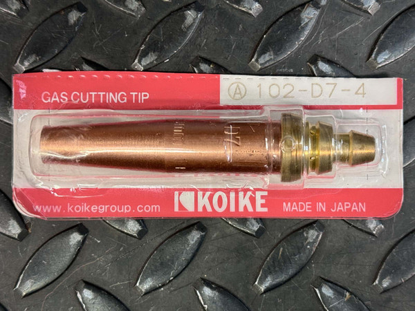 Koike 102-D7-4 Acetylene Cutting Tip #4 Nozzle - Precision Made in Japan - B23047 | PartsMine.com