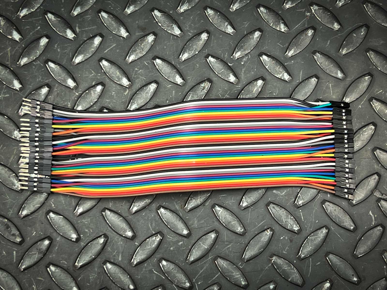 10Stk 20cm 2,54 mm 4P 4P Buchse bis Buchse F/F Jumper Kabel Flachbandkabel