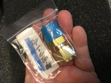 Brass Tube Fitting, Male Connector, 1/2 in. Tube OD x 1/2 in. Male NPT B-810-1-8