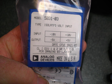 Signal Conditioner Module, Isolated Volt Input 5B31-03