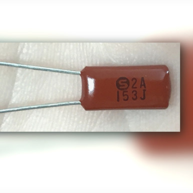 2A153J Radial Film Capacitor 0.015uF 15nF 5% Tolerance NOS Unused