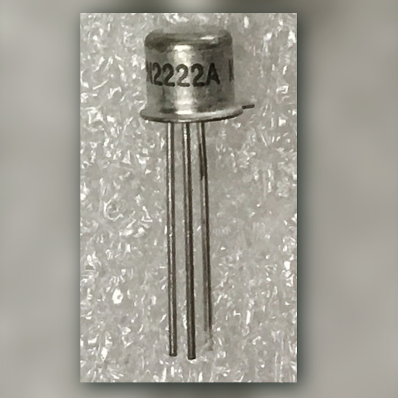 Motorola 2N2222A NPN Transistor 40V 0.8A TO-18 Metal Can - New Stock