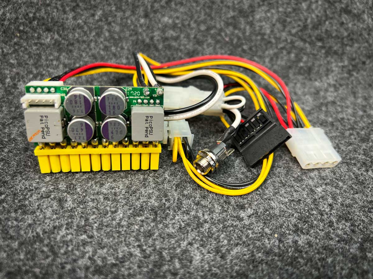 SFX Power Supply:  Pico PSU, 160 Watt ATX Power Supply