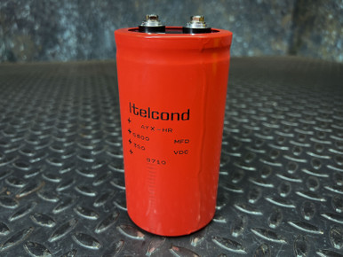 Electrolytic Capacitor, 350 VDC 6800 MFD, Itelcond, AYX-HR - W22079