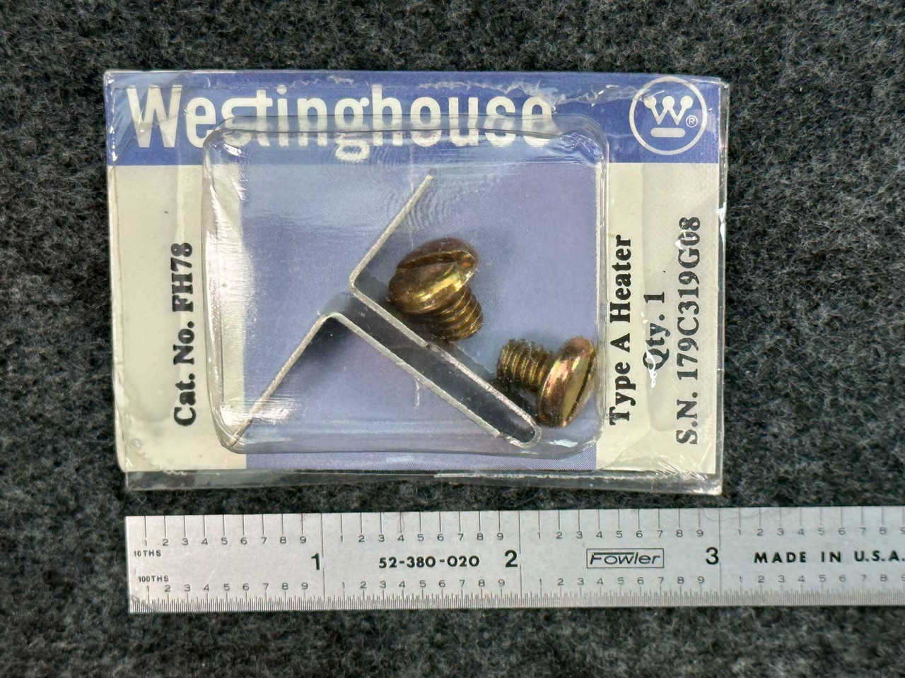 Westinghouse FH78 Type A, Thermal Overload Heater Element