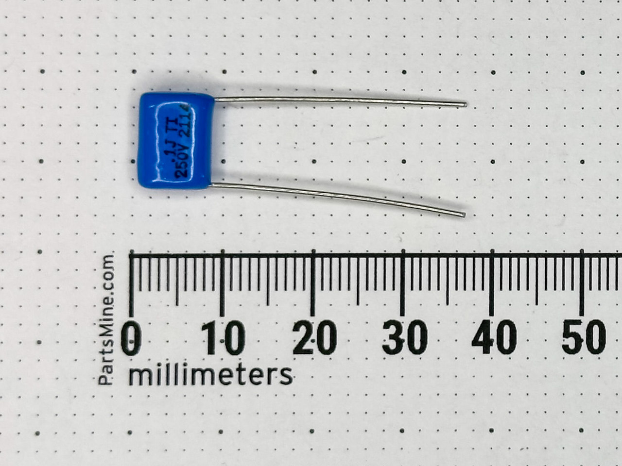 1uF, 250V Metalized Film Capacitor, .1J TI