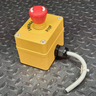 598-1PB22Y Allen-Bradley E-Stop Box with 800F Blocks