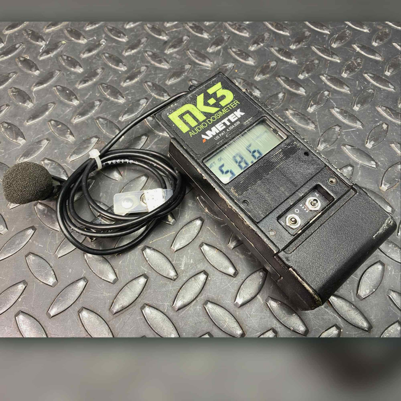 Ametek MK-3 Intrinsically Safe Audio Dosimeter with Mic, OSHA, Used