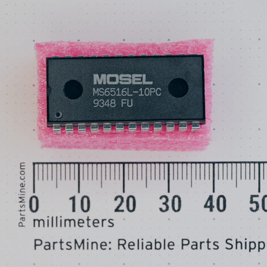 MOSEL MS6516L-10PC 2K x 8 CMOS Static RAM SRAM DIP-24 100ns IC Used