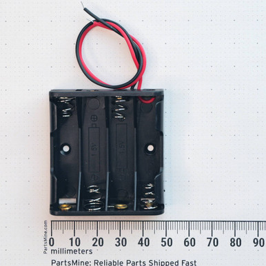 Tayda A-3341 4 x AAA Battery Holder with Wire Leads Unused NOS