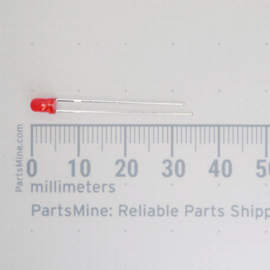 3mm Red Diffused LED T-1 Through-Hole Radial Indicator Lamp New