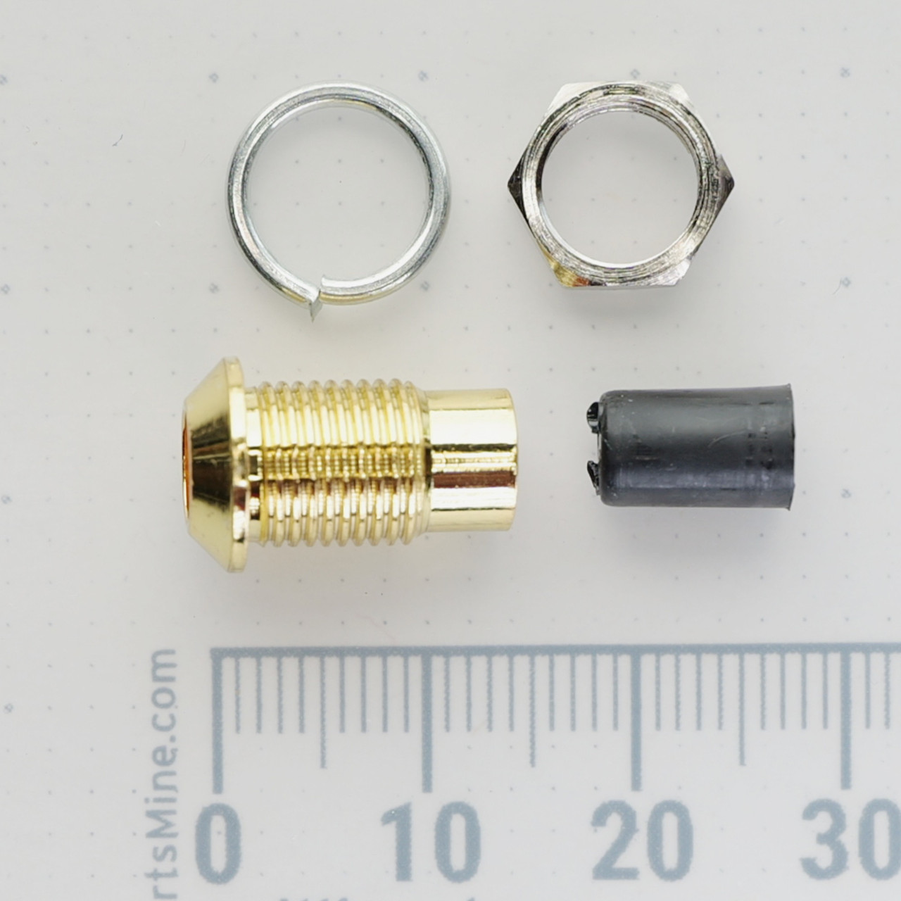 5mm Gold Plated Chrome Metal Bezel LED Holder A-8170 New