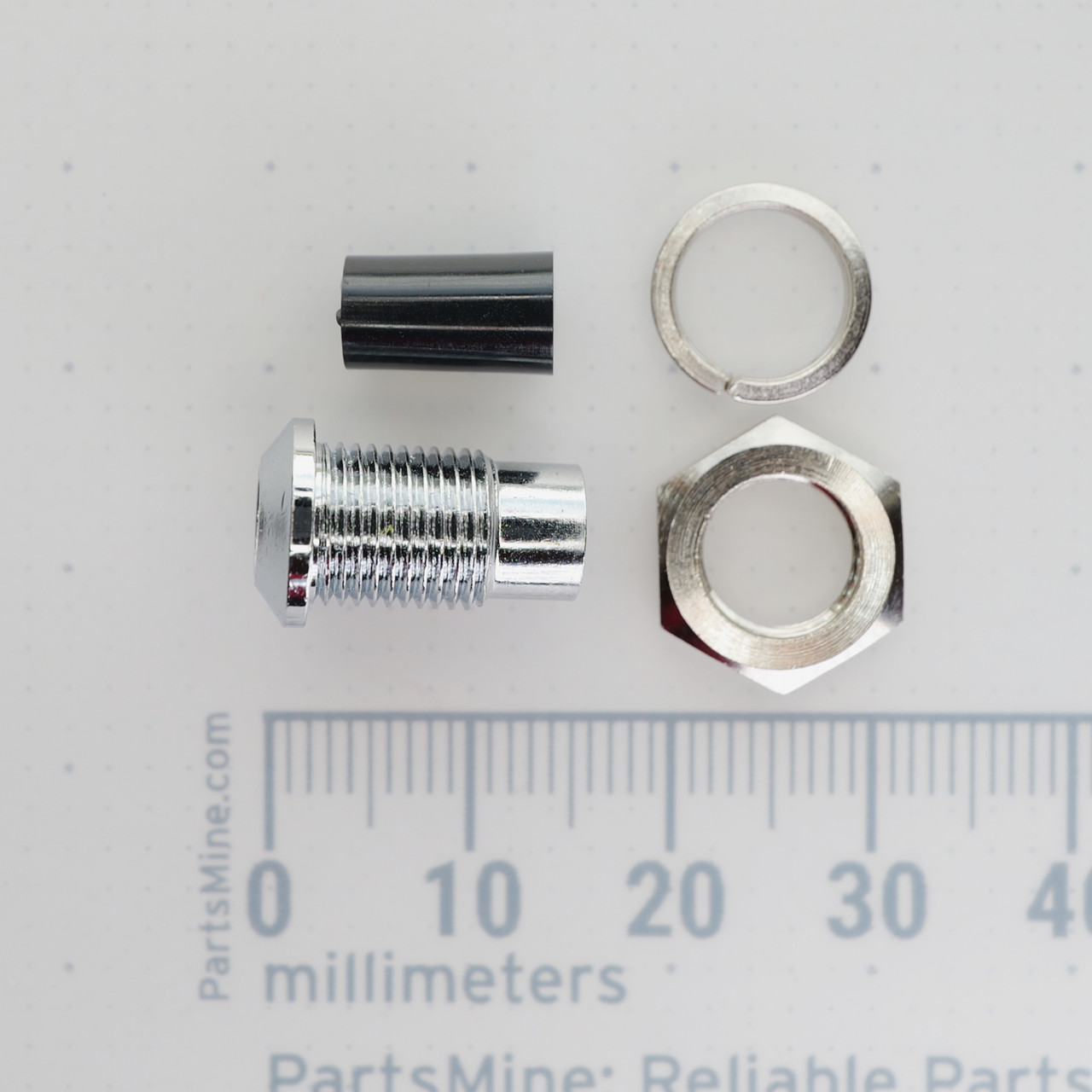 5mm LED Holder Chrome Metal Bezel Panel Mount Hardware New