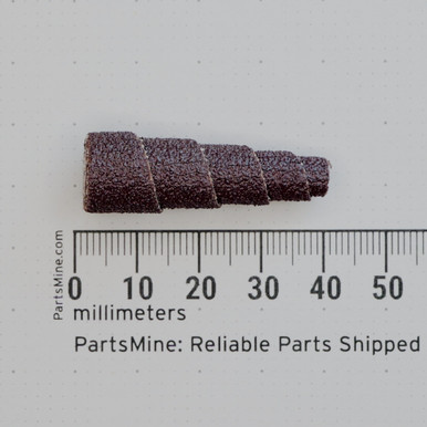 Even Cut 1/2" x 1-1/2" Tapered Cartridge Roll 60 Grit 1/8" Hole NOS