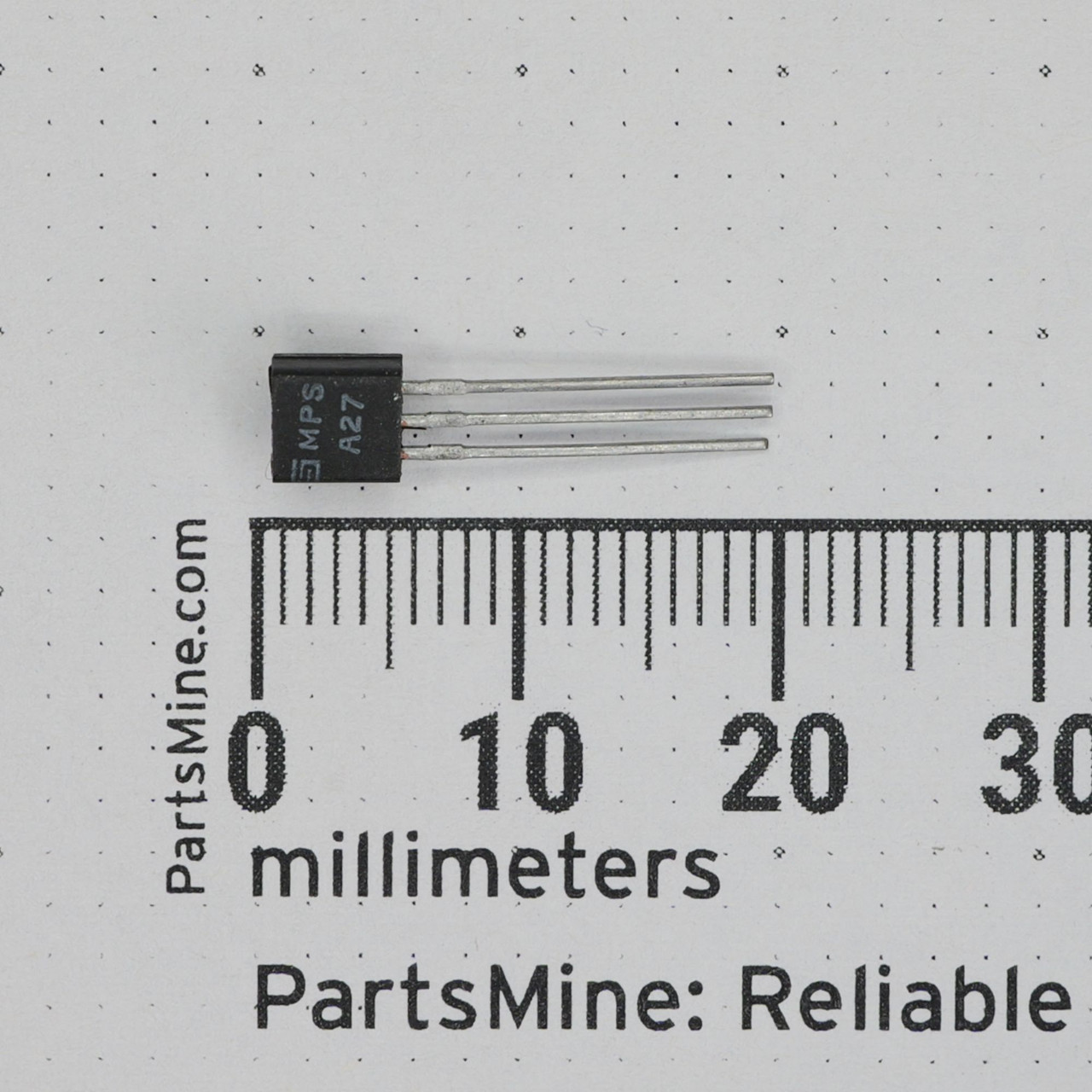 Siliconix MPSA27 NPN Darlington Bipolar Transistor 60V 500mA TO-92 NOS