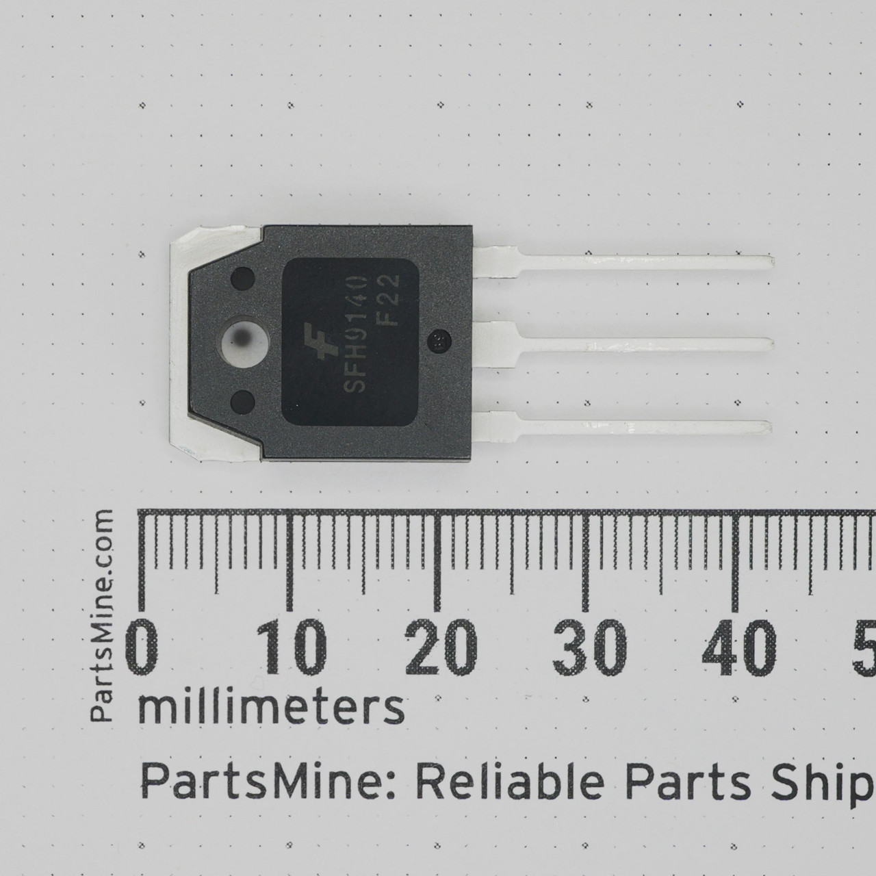 Fairchild SFH9140 -100V 19A P-Channel Power MOSFET TO-3P Transistor NOS