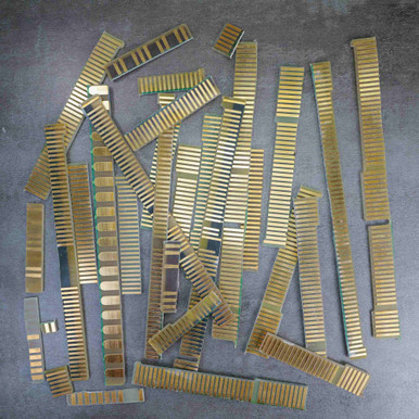 Gold Plated PCB Edge Connector Fingers 102g E-Scrap Gold Recovery Used