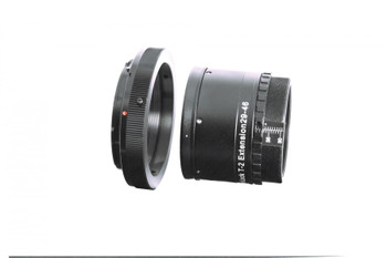 Baader Planetarium VariLock 46, Variable Length T-2 Extension Tube 29-46mm, with graduated length scale. Baader Planetarium VariLock 46, Variable Length T-2 Extension Tube 29-46mm, with graduated length scale.