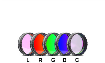 Baader RGB Filter Set 1 1/4" with UV/IR Cut L-Filter and Clear Filter (Optically Polished, with LPFC)