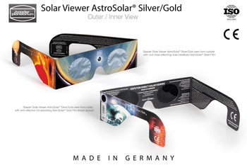 Baader Solar Viewer AstroSolar® Silver/Gold Eclipse Glasses in 100pc counter display Baader Solar Viewer AstroSolar® Silver/Gold Eclipse Glasses in 100pc counter display