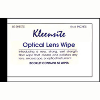 Lens Wipes - 4" x 6",  Booklet  50 Sheets