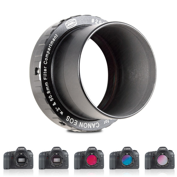 Baader Protective Wide T-Ring for Canon-EOS, incl 2" Nose and convertible internal filter mounting