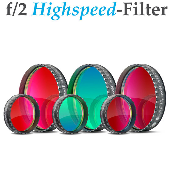 Baader f/2 Highspeed-Filter Set 1 Â¼", consisting of H-A, O-III, S-II NEW