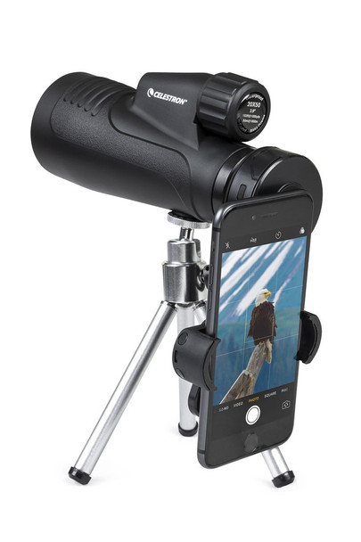 Celestron 20x50mm Outland X Monocular with Tripod, Smartphone Adapter