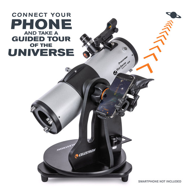 Celestron StarSense Explorer 114mm Smartphone App-Enabled Tabletop Dobsonian Telescope