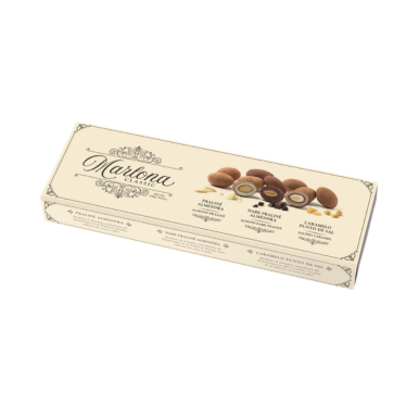 MARLONA® MIX PRALINE DARK CARAMEL ESTUCHE 240 GR