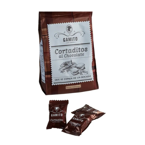 ## GAMITO BOLSA CORTADITOS CHOCOLATE 130 GR