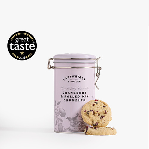 TIN BISCUIT DE CRANBERRY CRUMBLES 200 GR