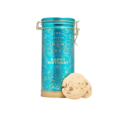 C&B HAPPY BIRTHDAY MUSICAL TIN CHOC BISC