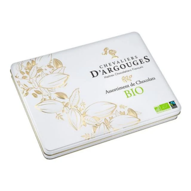 CHEVALIERS LATA SURTID CHOC LECH & NEG BIO 300 GR*