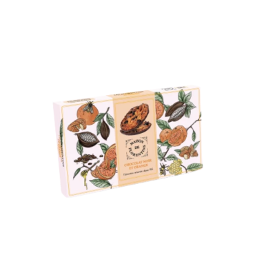 MAISON FLORENTINS DE CHOC NEGRO NARANJA 100 GR