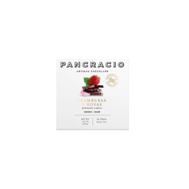 PANCRACIO MINITABLET FRAMB Y ROSAS CHOC NEGR 40 EX