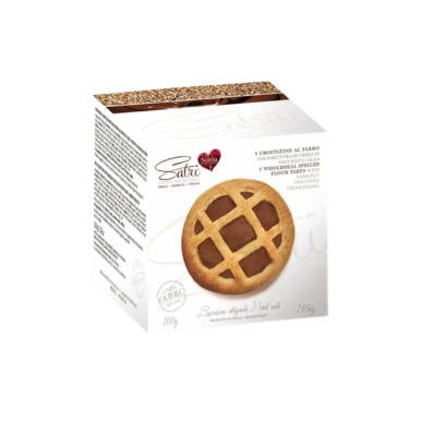 SATRI GALLETA ESPELTA CON CREMA CACAO 200 GR