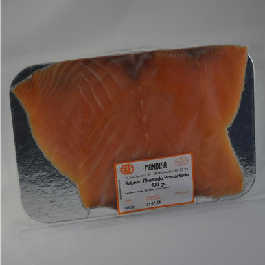 SALMÓN AHUMADO SOBRE 100 GR. HOSTELERÍA