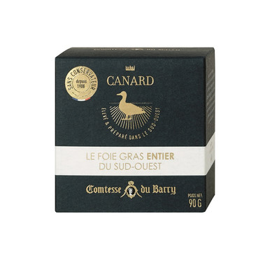 FOIE GRAS DE PATO ENTERO TARRO 90 GR.