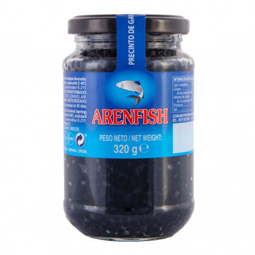 ARENFISH NEGRO TARRO 320 GR.