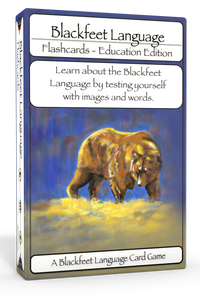 Blackfeet Language Game Flashcards Blackfeet Language Game Flashcards