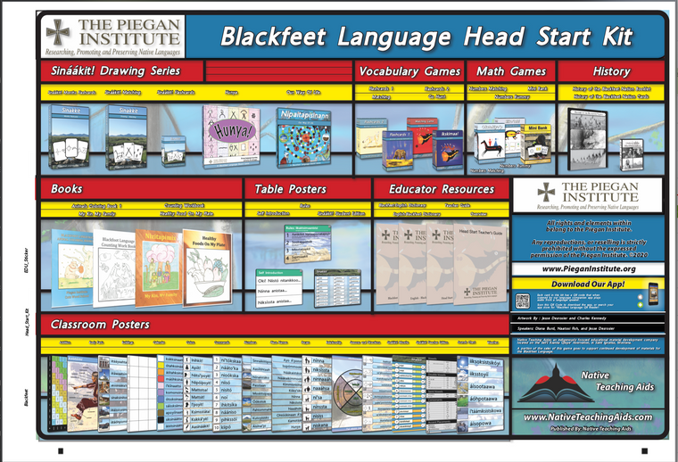 Blackfeet Language Head Start Kit