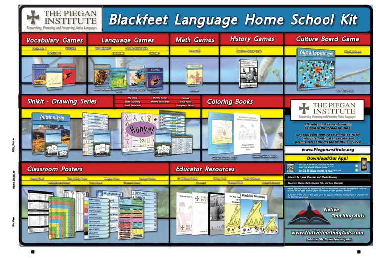 Blackfeet Language: Learn at Home School Kit Blackfeet Language: Learn at Home School Kit