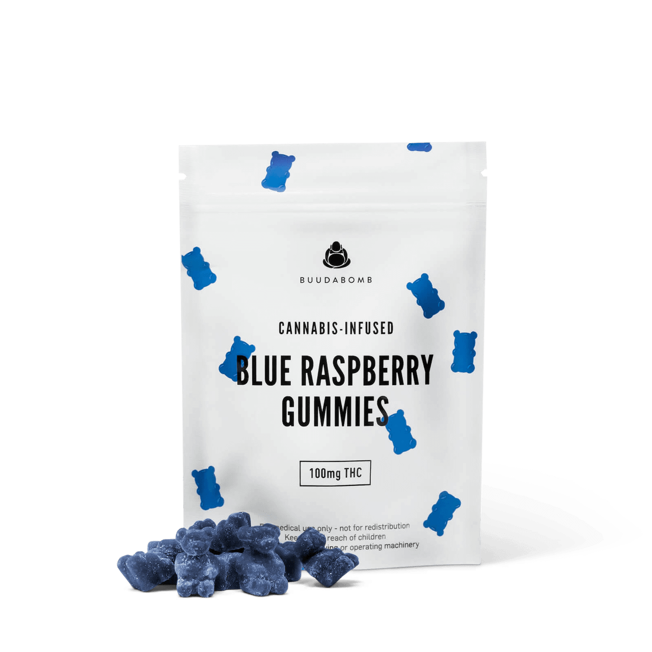 BuddaBomb Blue Raspberry Gummies