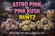 Astro Pink vs Pink Kush vs Runtz | Best High-THC Indica in Canada