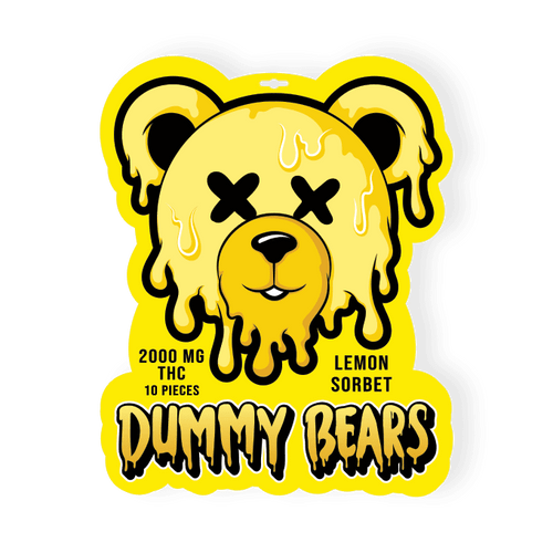 2000mg Lemon Sorbet THC Dummy Bears