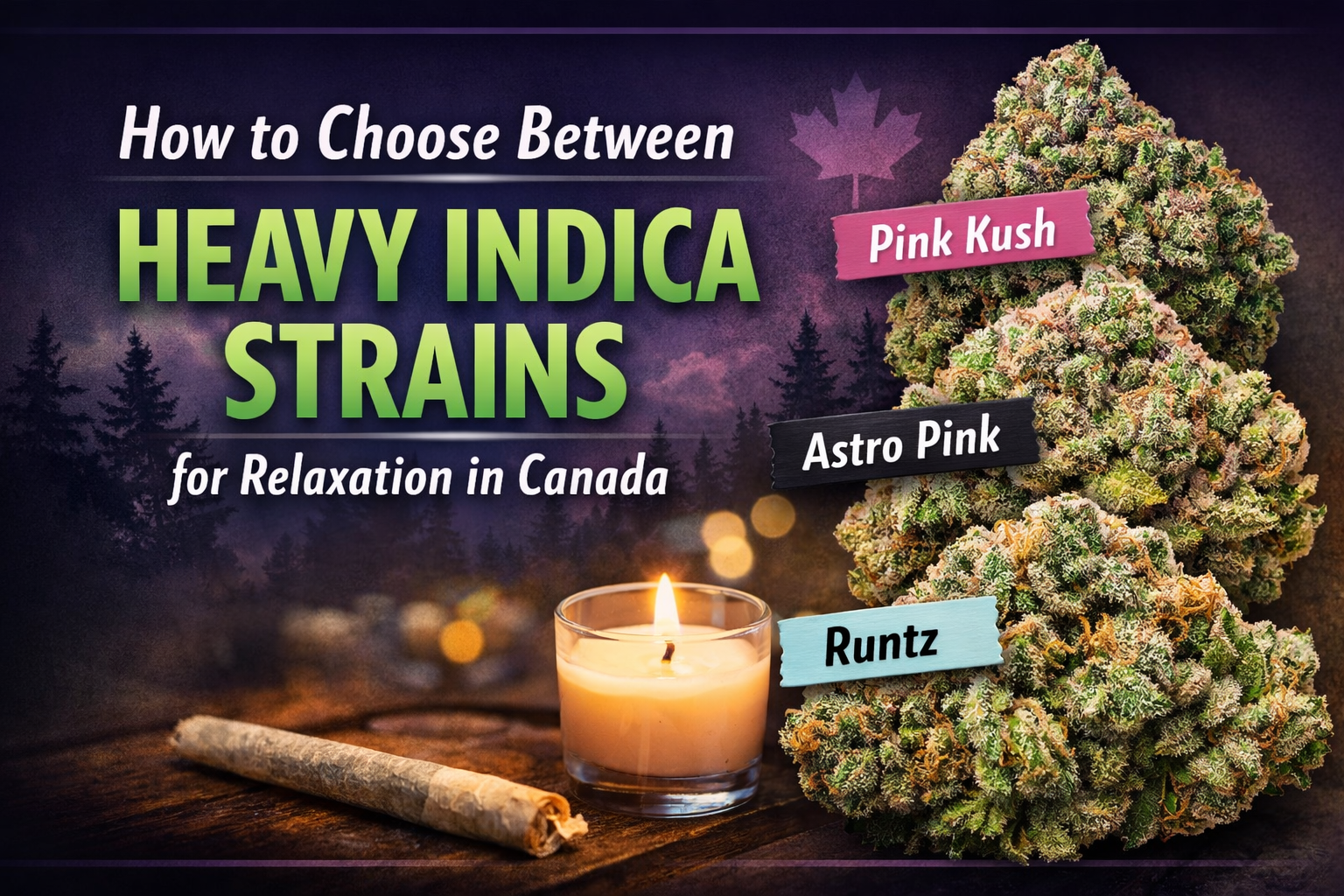 Best Heavy Indica Strains for Relaxation in Canada – How to Choose