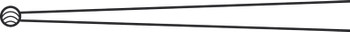 Product Aesculap Hi-Line XS Disp. Rosen Burr I+ D1.8MM | GE473SU Image